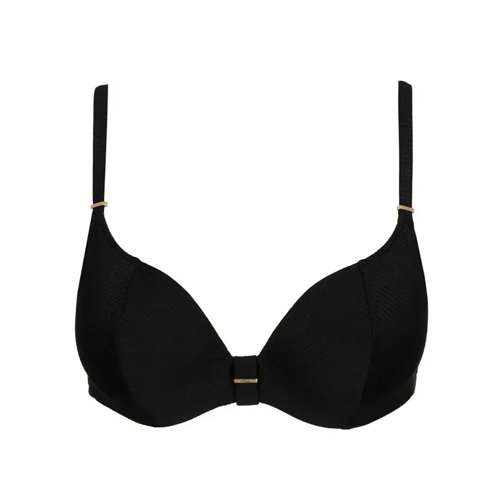 Marie Jo Swim Cassie voorgevormde bikini in zwart met tailleslip