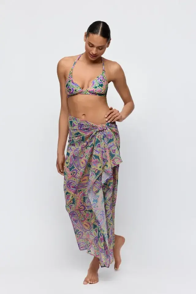 Marie Jo Swim Jolise pareo in paisleyprint