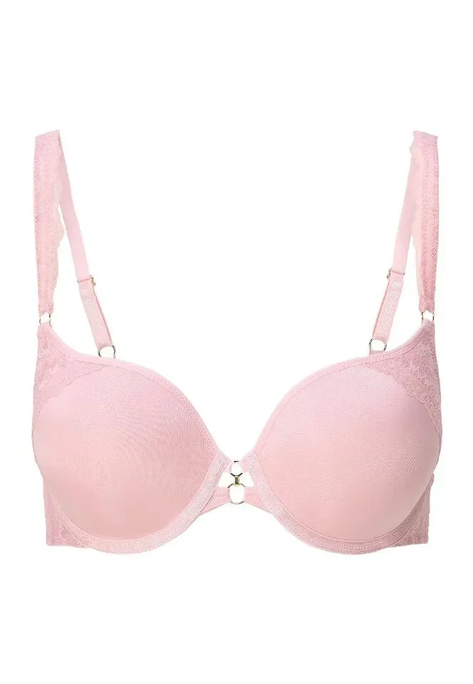 Lingadore Graphic Pink voorgevormde bh in oudroze