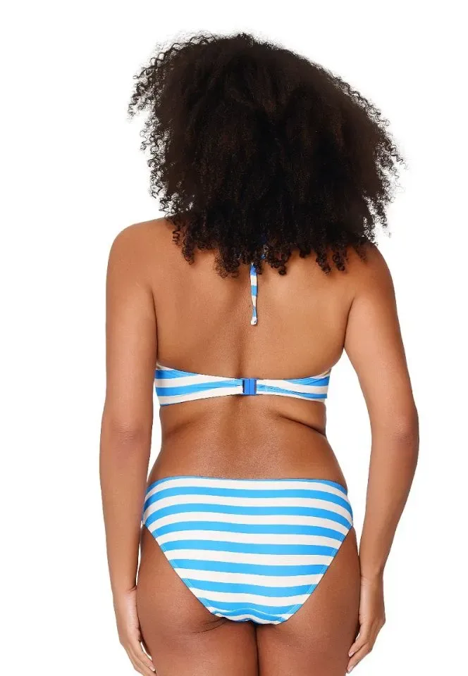 Lingadore Summer Stripes triangel bikini in blauw en wit