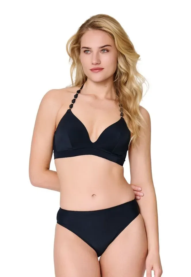 Lingadore Noeud voorgevormde triangel bikini in zwart