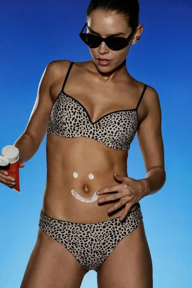 Sarda Pryce voorgevormde bikini in dierenprint