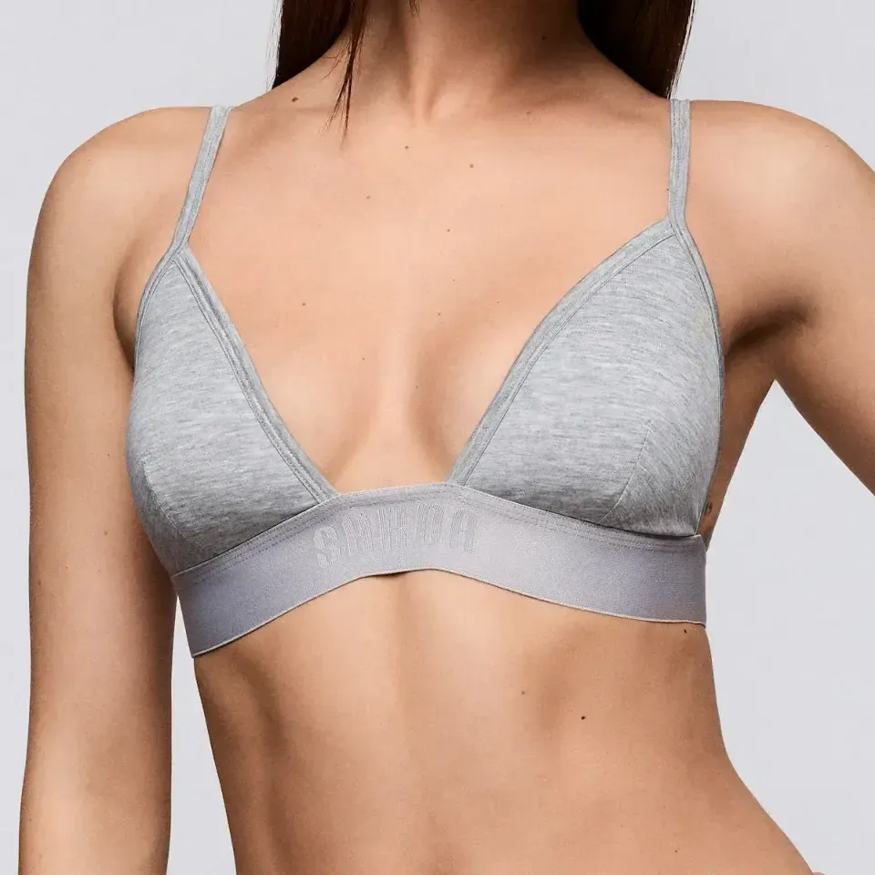 Sarda Sifan voorgevormde bralette in grijs melange