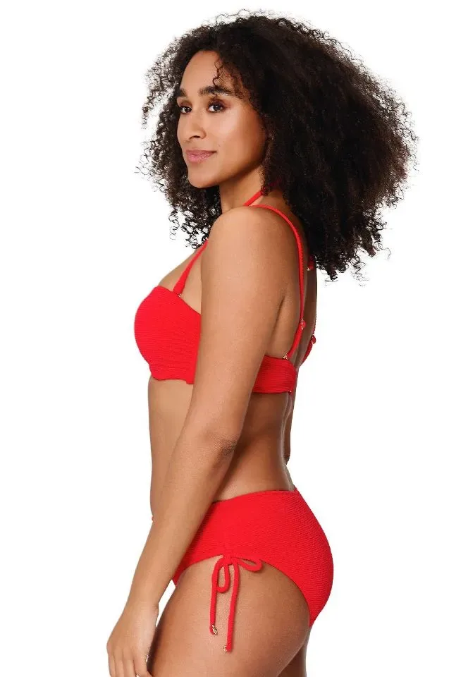 Lingadore Ribble strapless bikini in rood