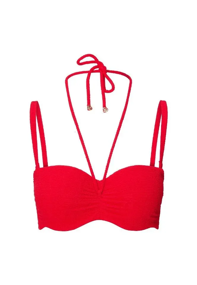 Lingadore Ribble strapless bikini in rood