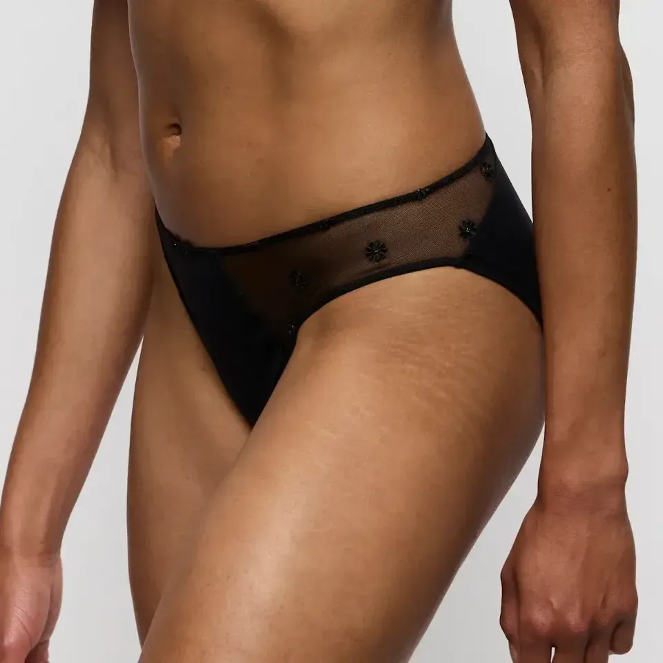 Marie Jo Daisy slip in zwart