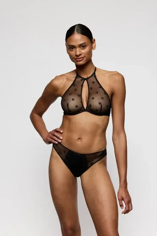 Marie Jo Daisy slip in zwart