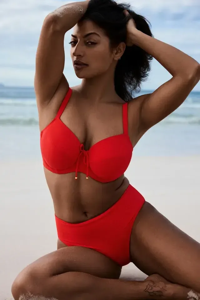 Prima Donna Swim Aswan voorgevormde bikini in rood