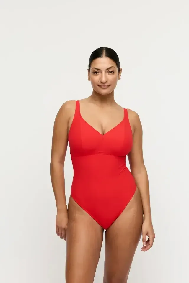 Prima Donna Swim Aswan badpak in rood