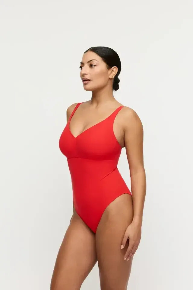 Prima Donna Swim Aswan badpak in rood