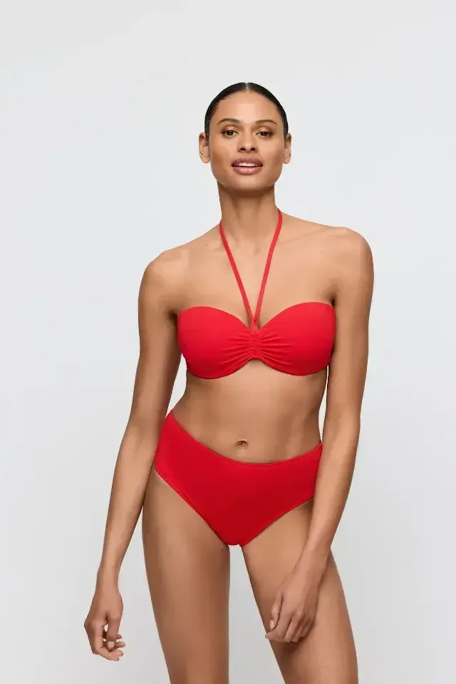 Marie Jo Swim Madurai strapless bikini in rood