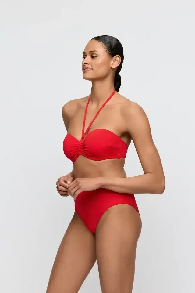 Marie Jo Swim Madurai strapless bikini in rood