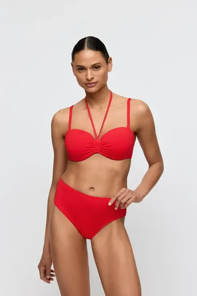 Marie Jo Swim Madurai strapless bikini in rood