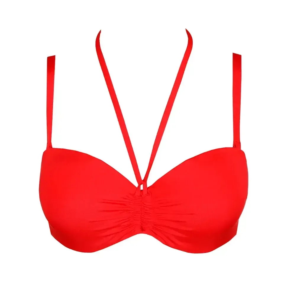 Marie Jo Swim Madurai strapless bikini in rood