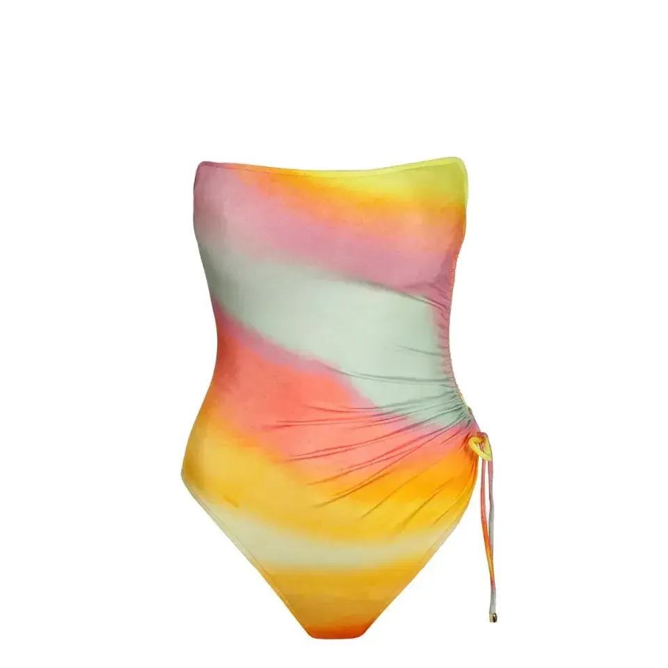 Sarda Kim strapless badpak in multicolor