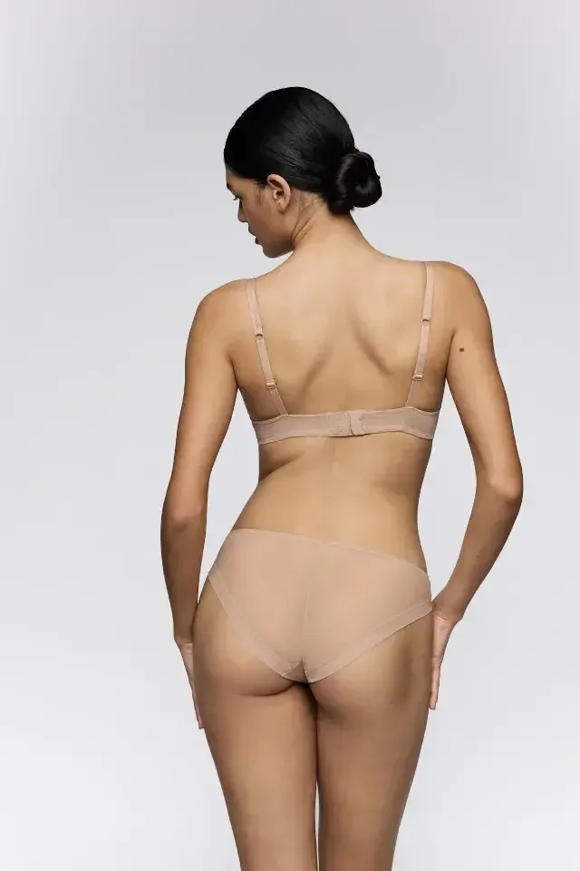 Sarda shay slip in nude en zilver