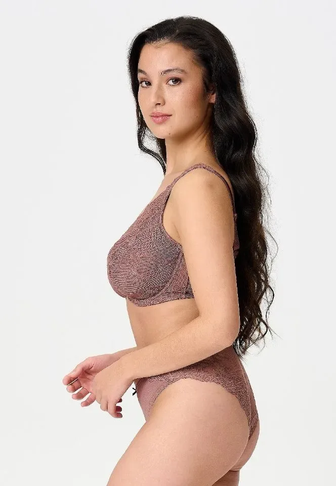 Lingadore Daily slip in cognac bruin