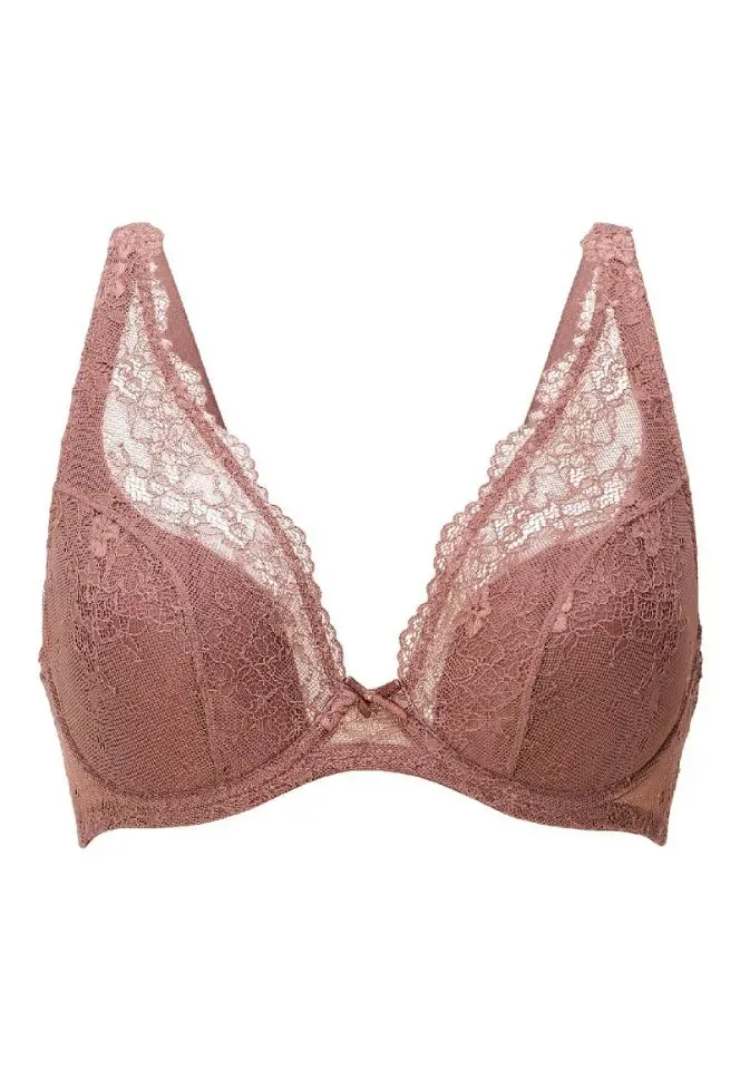 Lingadore Daily voorgevormde plunge bh in cognac bruin