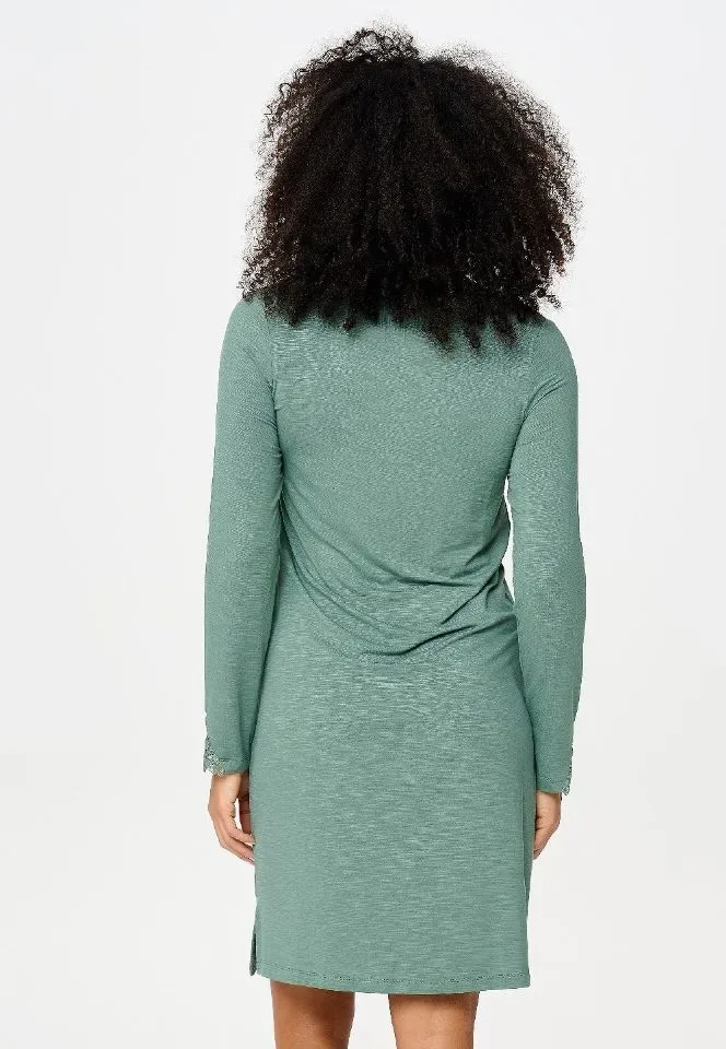 Lingadore Soft & Comfy nachthemd in kakigroen