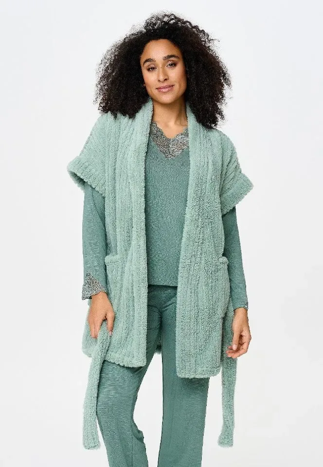 Lingadore Soft & Comfy kamerjas in kakigroen