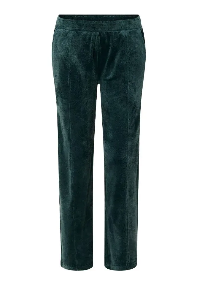 Lingadore Velvet Mood homewear in donkergroen