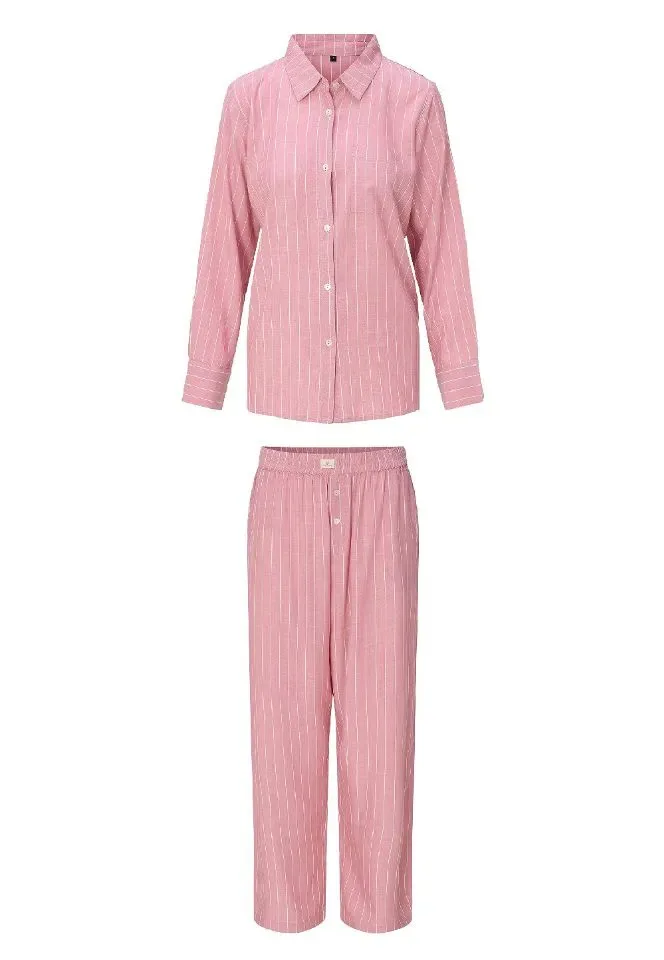 Lingadore Stripes pyjama in vieux roze