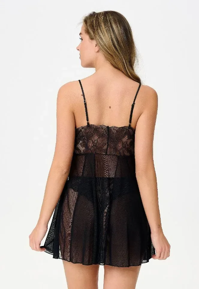 Lingaodore Black Beauty babydol in zwart
