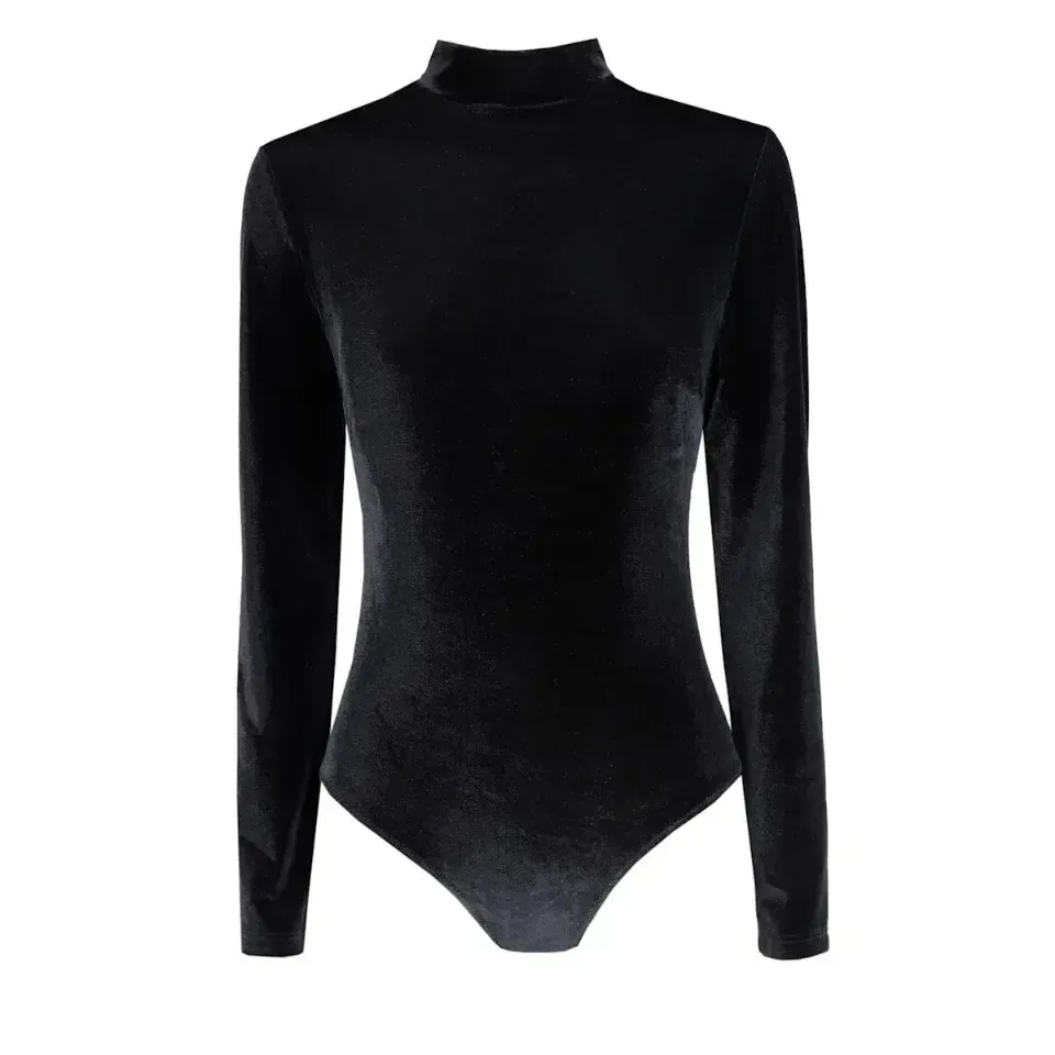 Marie Jo Tom body in zwart velvet