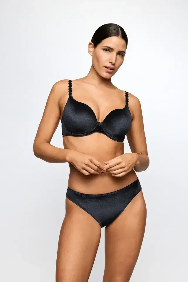 Marie Jo Tom slip in zwart velvet