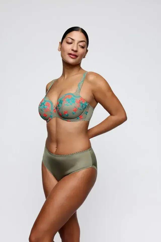 Prima Donna Cala Luna tailleslip in effen kaki