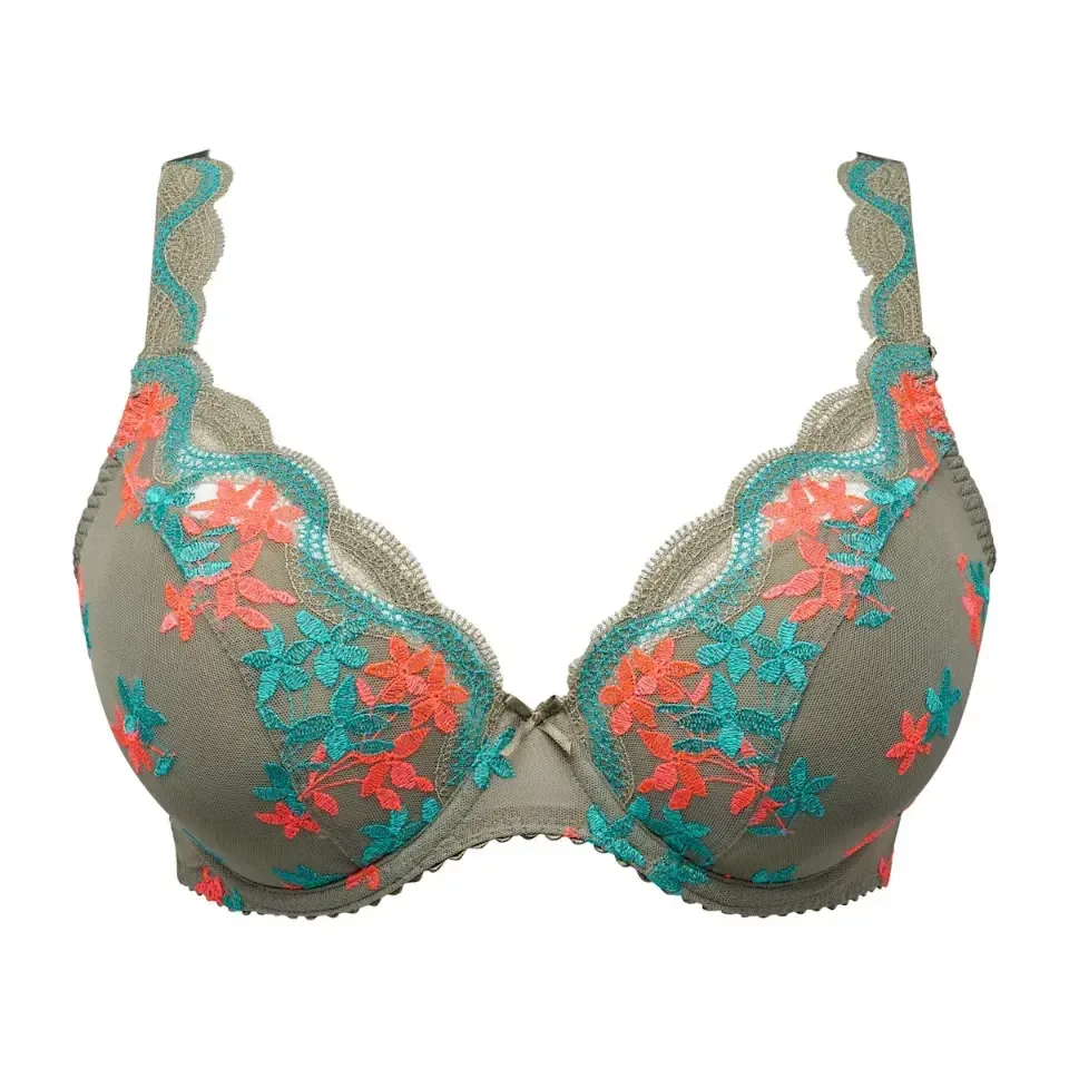 Prima Donna Cala Luna voorgevormde plunge bh in kaki