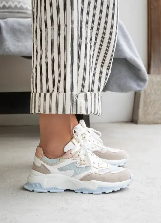 DWRS sneaker chester denim (B10649-23) rosé/jeans