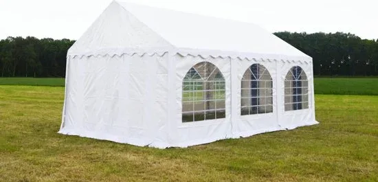 Partytent 3x6 Premium PVC Brandvertragend | Wit