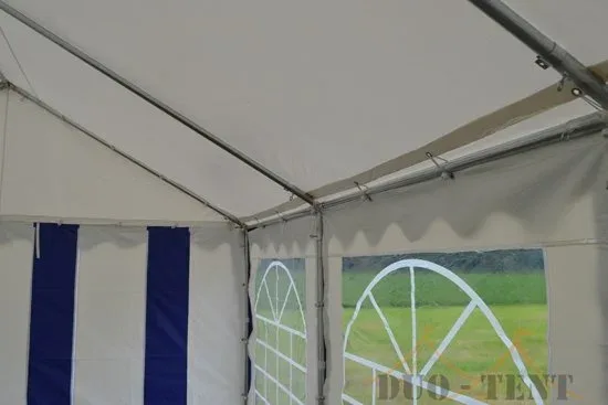 Partytent 3x6 Classic PVC Brandvertragend | Wit