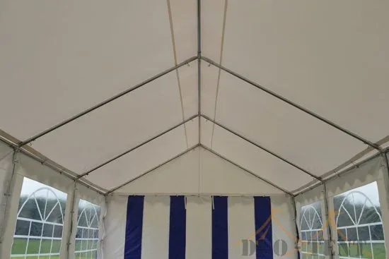 Partytent 3x6 Classic PVC Brandvertragend | Wit