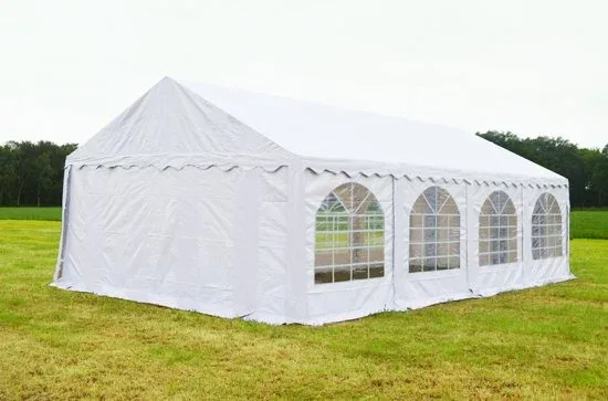 Partytent 5x8 Premium PVC Brandvertragend | Wit