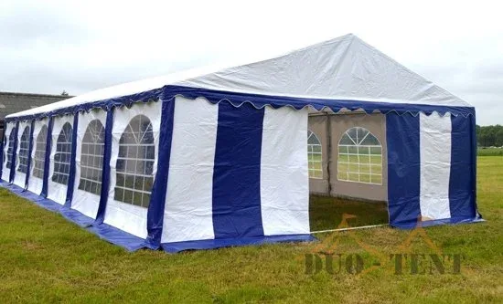 Partytent 5x8 Premium PVC Brandvertragend | Wit