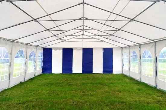 Partytent 5x8 Premium PVC Brandvertragend | Wit