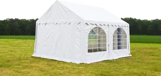 Partytent 3x4 Premium PVC Brandvertragend | Wit