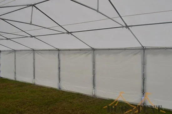 Opslagtent 5x10 Premium PVC Brandvertragend | Wit