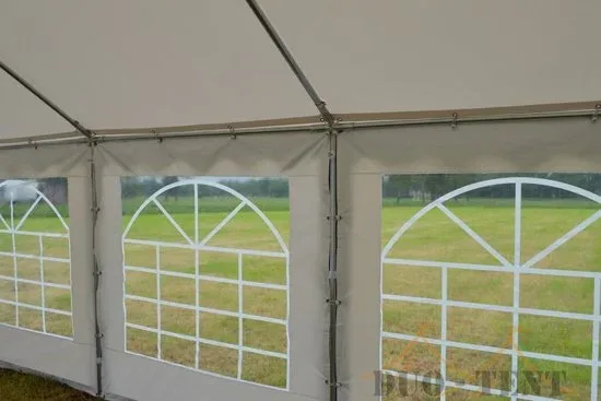 Partytent 6x8 Classic PVC Brandvertragend | Wit