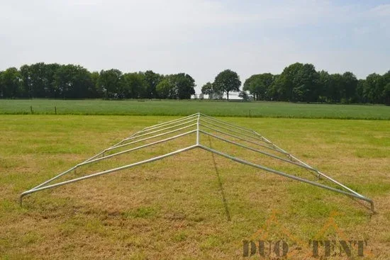 Partytent 6x8 Classic PVC Brandvertragend | Wit