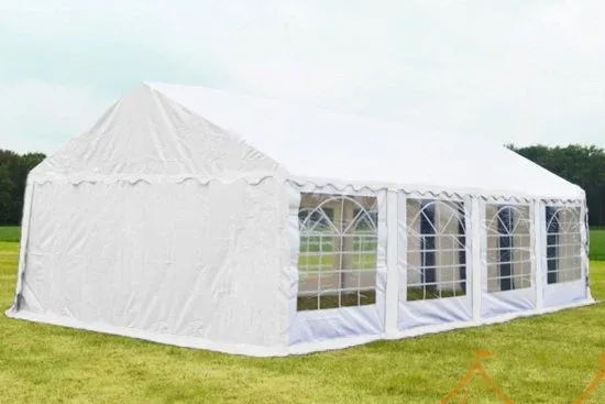 Partytent 5x8 Classic PVC Brandvertragend | Wit