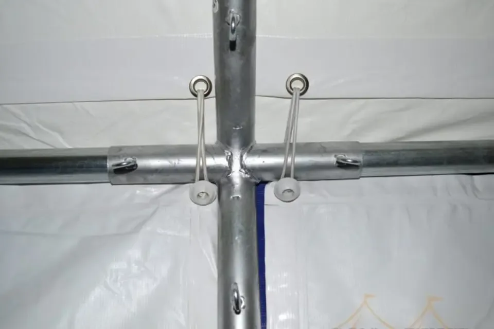 Opslagtent 6x10 Classic PVC Brandvertragend | Wit