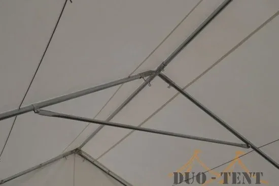 Opslagtent 3x8 Premium PVC Brandvertragend | Wit