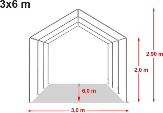 Ambisphere tent 3x6m