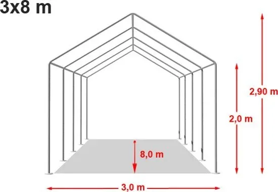 Ambisphere tent 3x8m