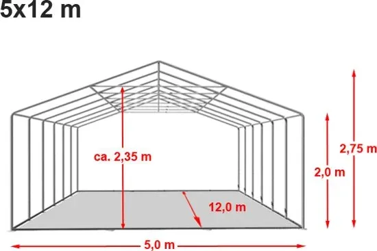 Ambisphere tent 5x12m