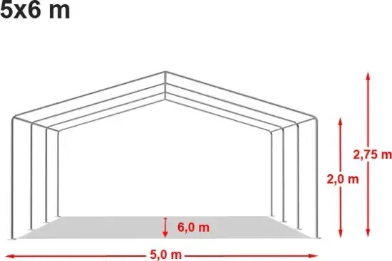 Ambisphere Partytent 5x6m Beige