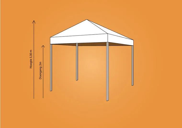 Tweedehands Vouwtent 3x3m